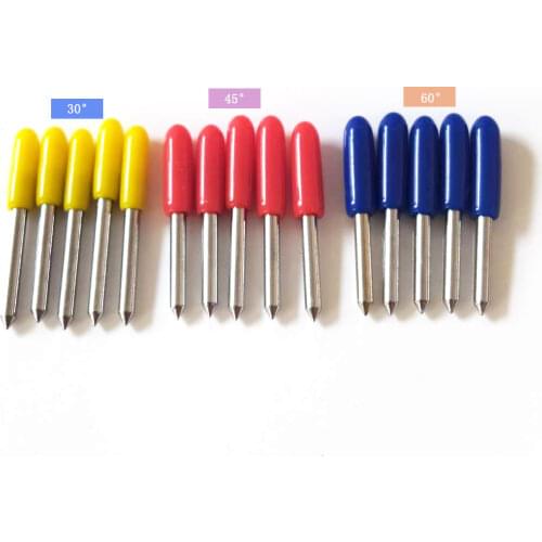 20Pcs/lot Roland Lettering Knife Blade Plotter Cutter Vinyl Cutting Carbide 30 45 60Degree End Mill Carbide Carbide Milling Bits