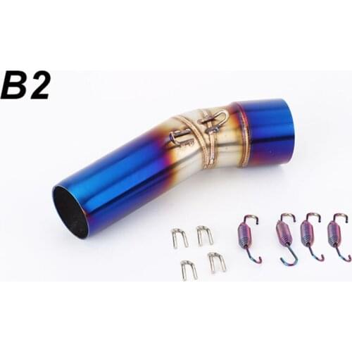 51mm Motorcycle Exhaust Muffler Middle Link Pipe Tube For F800GS 2008 - 2017 F650GS 2008 - 2012 F700GS 2013 - 2017 F 800 GS ADV