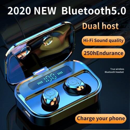 BT5.0 Bluetooth Wireless Earphones Smart Touch Stereo Intelligent Noise Reduction Mini Earbuds With Charging Box SZBQC M7s