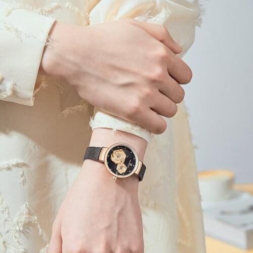 Creative 3D Flower Diamond Women Watch NAVIFORCE Brand Fashion Casual Ladies Watches Waterproof Analog Quartz Relogio Feminino