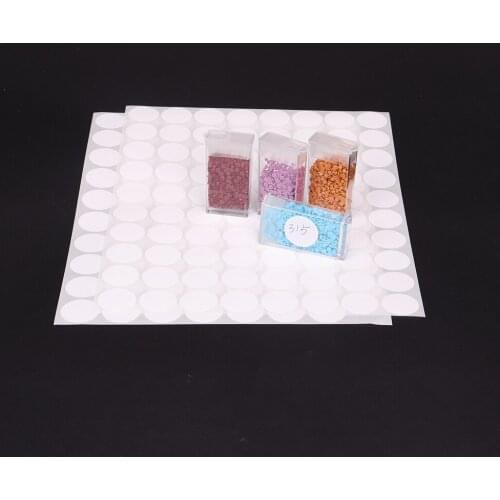 DMC Number Label Sticker 80Pcs/Sheet Diamond Embroidery Accessories DIY Diamond Painting Tools For Round Storage Bottle