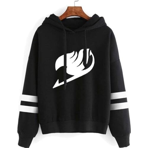 Fairy Tail New Print Hooded Sweatshirt Men/women Casual Anime Hoodies High Quality Autumn Winter parallel bars Pullover Jacket