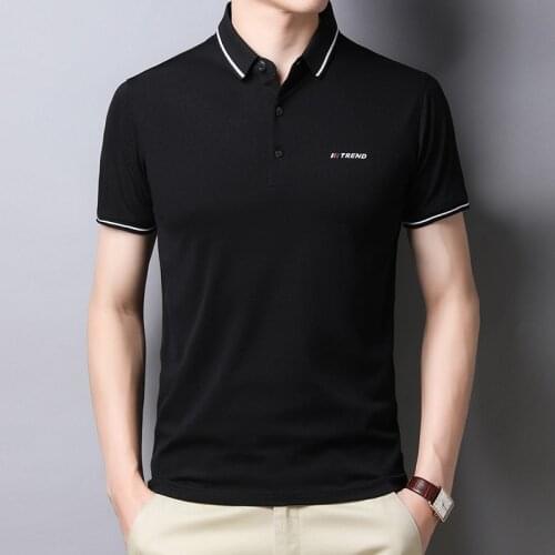 Polo Shirt Men New Summer Polo Shirts Short Sleeve Solid Color Slim Fit Mens Casual Cotton Poloshirt Mens Breathable Tee Shirt