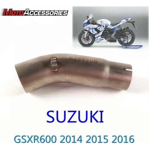 Motorcycle Exhaust Middle Pipe Link Pipe Slip On Section Muffler For HONDA VFR1200 2009 2010 2011 2012 2013 2014 2015