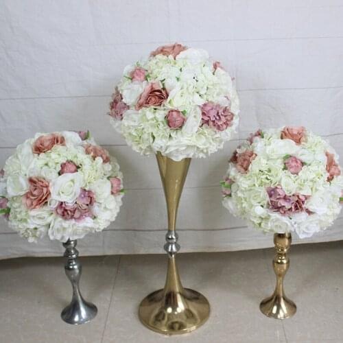 SPR 30/35/40/50cm wedding table centerpiece decorative flower ball wedding backdrop road lead artificial floral decoration