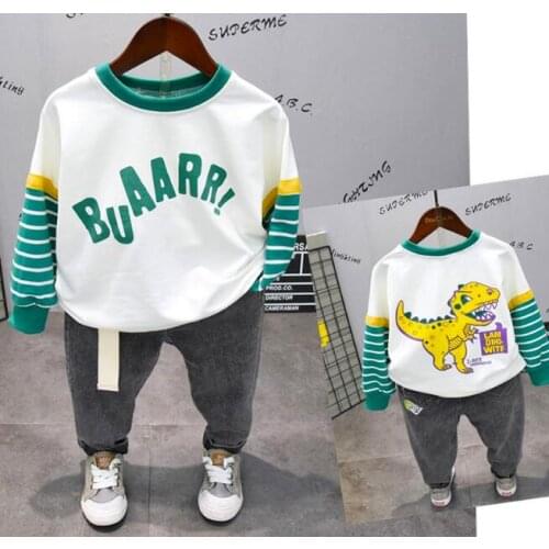 2020 Retail 2pcs Boy hoodies + pant boys clothing baby boy sets kids suits more color choosing free shipping AA77