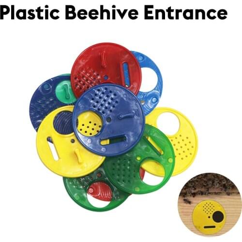 10PCS Beekeeping Round Beehive Entrance Plastic Gate Bee Hive Door Ventilator Scoop Product For Beekeeper Suppiler Tool