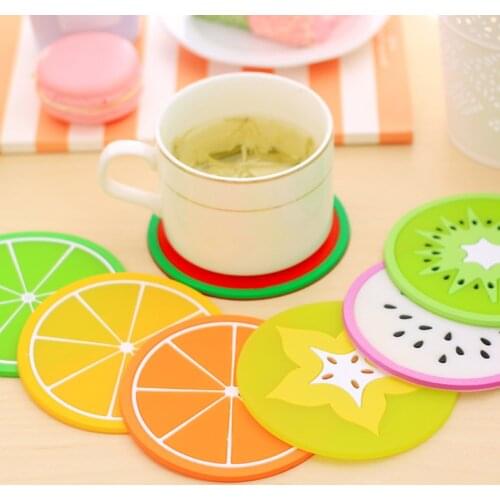 Antiskid Heat Insulation Fruit Coaster Creative Home Kitchen Bowl Mats Placemat Table Mat Coffee Cup Mat Meal Pad