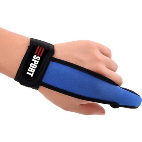 1Pcs Fishing Gloves Single Finger Polyester Moisture Wicking Quick Dry Anti Slip Rainproof Hand Protector Sportswear Accessories