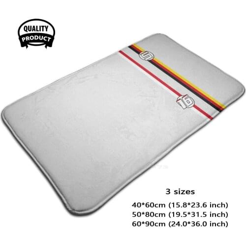 Seb5 16 Door Mat Foot Pad Home Rug Vettel Leclerc Scuderia