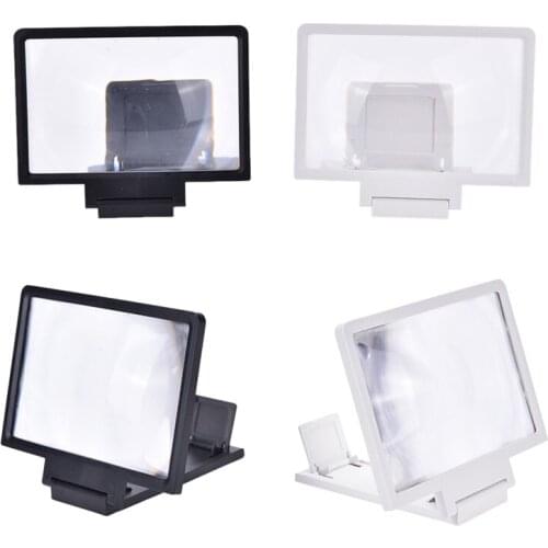 1pcs Mobile Phone Screen Magnifier 3D Video Amplifier Folding Enlarged Expander Stand