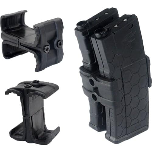 Tactical Clip Rifle Dual Parallel Magazine For AK AR15 M4 Mag595 Airsoft Universal Link Round Cartridge Speed Loader Accessories