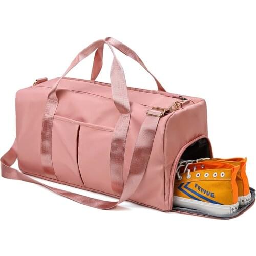 Womens Shoes Dry Wet Separation Sports Training Yoga Fitness Large Capacity Travel Bag