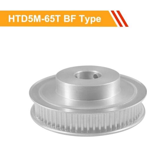 5M 65T Timing Pulley HTD5M Type Toothed Pulley Wheel 16mm/21mm Belt Width 12/14/15/19/20/22/25mm Bore Gear Belt Pulley