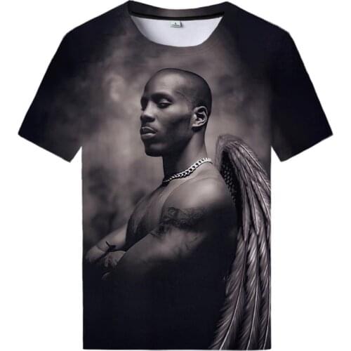 2021 Rip DMX 3D Print T Shirt Men Women Summer Fashion Casual Cool Tee Tops Harajuku Streetwear T-shirt