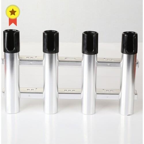 Aluminum Fishing Rod Holder Alloy Fishing Rod Bracket Holder Stand Support Rod Pole Fishing Tools LFH058