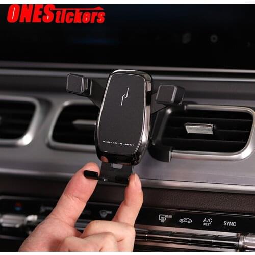 For Mercedes Benz GLE GLS Class W167 V167 X167 GLE350 450 AMG GLE53 GLS63 2020+ Car Mobile Phone Holder Air Outlet Snap Bracket