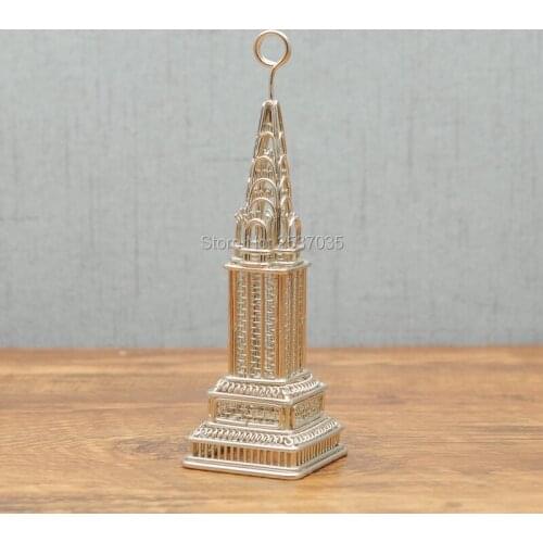 FREE SHIPMENT J22 CHRYSLER BUILDING MODEL 3D MEMO CLIP SCULPTURE/DECORATION ART CRAFTS WEDDING&BIRTHDAY&HOME&OFFICE&GIFT&PRESENT