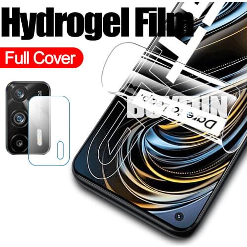 1-2PCS Safety Film For OPPO Realme GT 5G Hydrogel Films/Camera Glass For Realme Real me GT Neo Water Gel Soft Protective Film HD