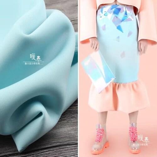 Space Cotton Fabric Air layer Cloth Stretch DIY Coat Jacket Baseball Clothing Doll Decor Princess Dress Scuba Designer Fabric
