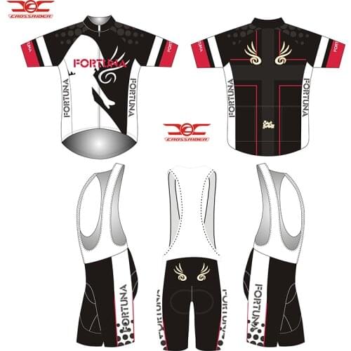 Crossriders 2019 BLACK Fortuna short cycling jersey MTB Bike clothes Shirt cycling clothing Roupa Ropa De Ciclismo CY-15