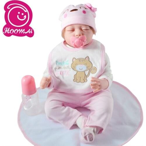 55CM Mohair Reborn Baby Cloth Body Dolls Novelty Baby Gift Kids Toys Reborn Doll Kids Gifts Action Figure Toys