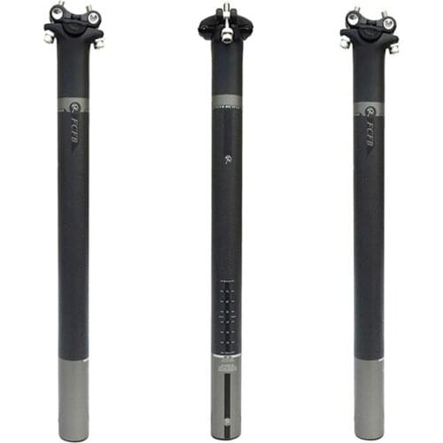 Matte carbon seat post Bike seatpost Road/Mtb Bicycle 3k 27.2 30.8 31.6mm*350 400mm cycling seat post carbon