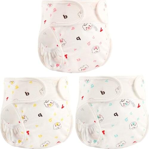 Cotton Baby Nappies Diaper Reusable Washable Cloth Diapers Nappy Cover Waterproof Newborn Baby Traning Panties Diapers Pocket