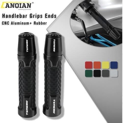 22MM Motorcycle Accessories Handlebar Grips Handle Bar Cap End Plug For YAMAHA TENERE 700 900 TENERE700 TENERE900 2019 2020 2021