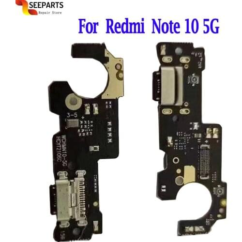 Orignal Redmi Note 10 5G USB Charging Port Flex Cable Board Flex Cable For Redmi Note 10 5G Charger Dock USB Port