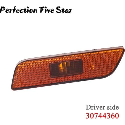 Front Left Side Marker Turn Signal Indicator Lamp Light Lens For Volvo S80 2002 2003 2004 2005 2006 30744360