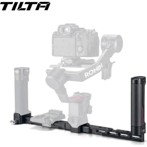 Tilta TGA-DHB RS2 Dual Handle Power Supply Bracket Support for DJI RS2 Handheld Gimbal DJI RS2 Shooting kit
