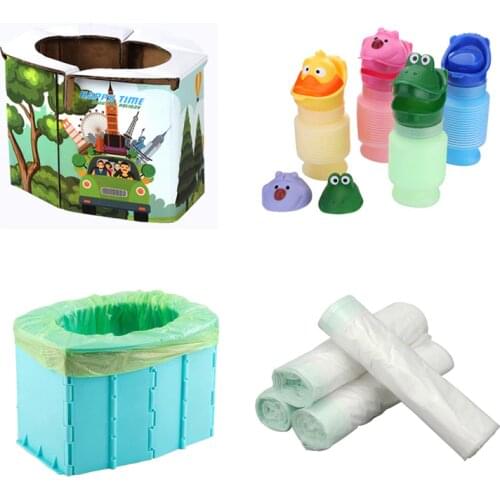 Folding Baby Potty Travel Portable Toilet Pot Infant Infant Toilets Training Emergency Adult Kids Urinal High Weight Bearing New