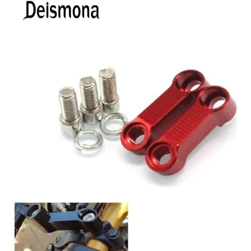 For YAMAHA MT01 MT03 MT07 MT09 MT10 MT125 XT660 XT1200 CNC 10MM Motorcycle Rearview Mirror Extension Mount Bracket Holder