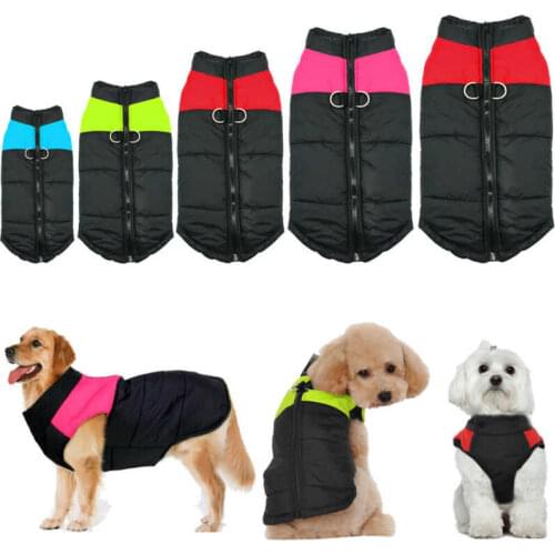 Winter Big Coats Pet Dogs 10 Clothes Vest Small Dog Jacket Large Waterproof Size