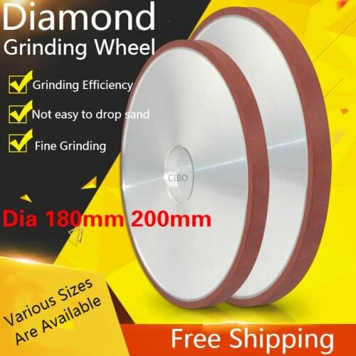 1pcs Dia 180mm 200mm Diamond Grinding Wheel Disc Carbide Cutter Metal Grinder Hole 10mm 20mm 32mm cutting hard alloys