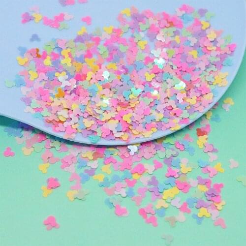 10g Mini Paillette Mouse Heart Sequin PVC Loose Sequins for Crafts DIY Glitter Confetti Manicure Sewing Wedding Deco Lentejuelas