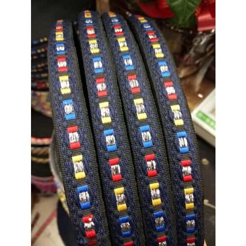 20yards/lot wide 1.6CM Woven Jacquard Ribbon geometric design for clothing accessory LS-1458
