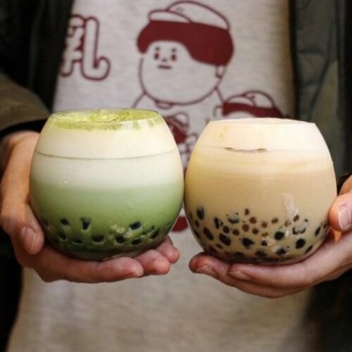 395ml 13oz Crystal Glass Round Ball Shape Water Milk Juice Drinking Glass Tumbler Cup