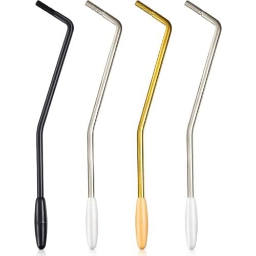 4Pcs 6mm Thread Tremolo Arm Electric Guitar Tremolo Arm Single Tremolo Arm with Tip for Stratocaster for Electric Guitar