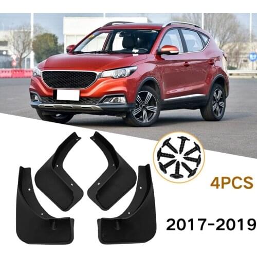 4 PCS Front Rear Car Mudflaps for MG ZS MGZS 2017 - 2019 Fender Mud Guard Flaps Splash Flap Mudguards Accessories