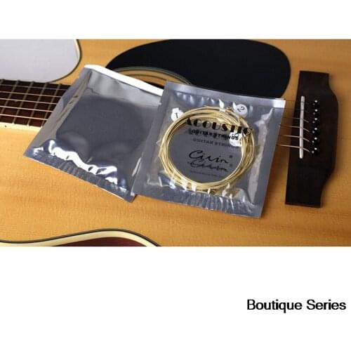 1 Set 6 pcs Practice Nickel Plated Steel Guitar String For Acoustic Guitar