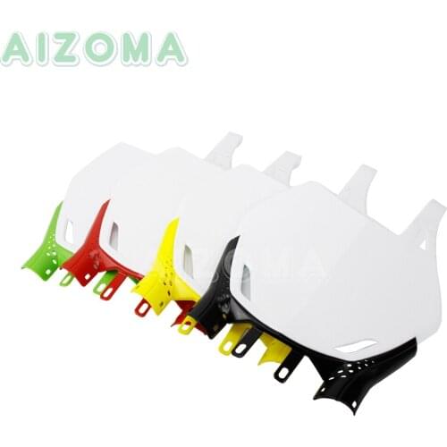 7 Colors Motocross Front Number Plate Universal For Honda Yamaha Suzuki Kawasaki EXC XCF CRF WRF KLX KX CRM 85/125/150/250