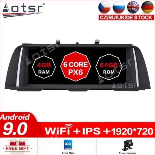 64G 1920*720 Android10.0 4G+64G 8cores car multimedia player gps navigation for BMW 5 Series F10/F11/520 2010-2017 stereo headun