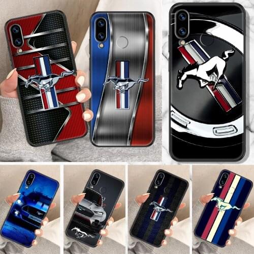 Cool mustang car Phone Case For Huawei Honor 6A 7A 7C 8A 8X 8 9 9X 10 10i 20 Lite Pro black silicone funda trend Etui painting