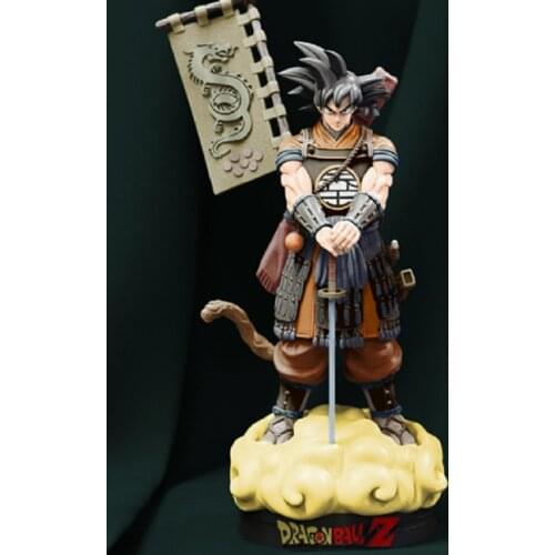 DBZ Figures Sangoku Samurai uniform Ver. Unpainted Resin statue Unassambled GK white Model Toy resin figure