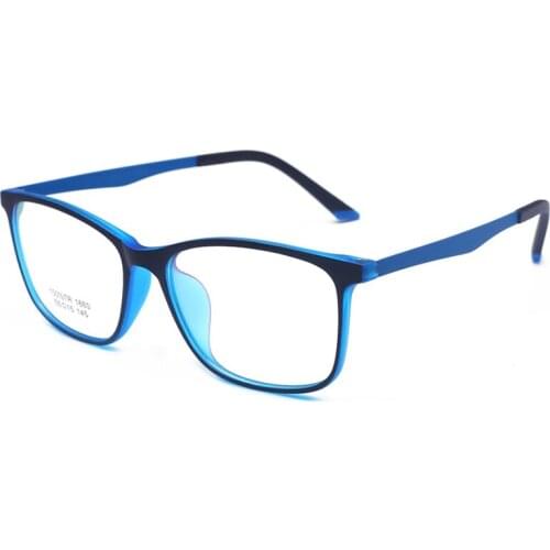 Double Color Glasses Frame Women Vintage Square Men Optical Eyeglasses Super Lighter TR90 Greart Prescription Eyewear Lens Big