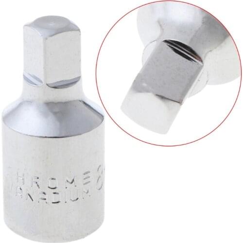 8mm Car Square Head Oil Crankcase Drain Plug Key Tool Remover Fits Auto Repair Accessories