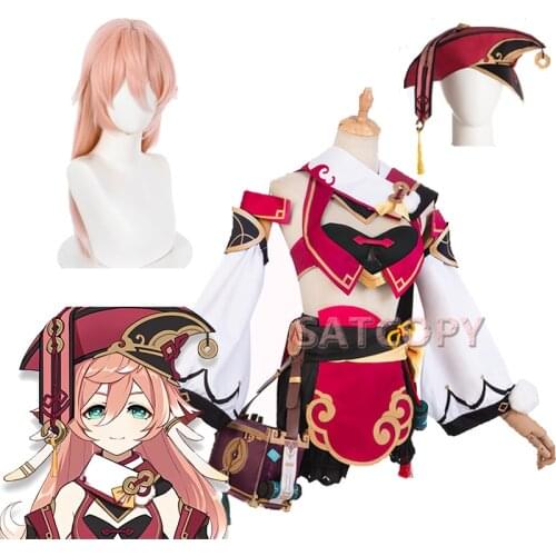 Game Genshin Impact Yan Fei Cosplay costume Anime Yan Fei Game Suit Uniform Anime Derss Halloween Carnival Women Girl