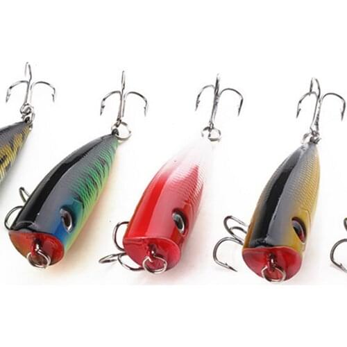 Colorful Artificial Fishing Lure Saltwater Freshwater Hooks Plastic Fish